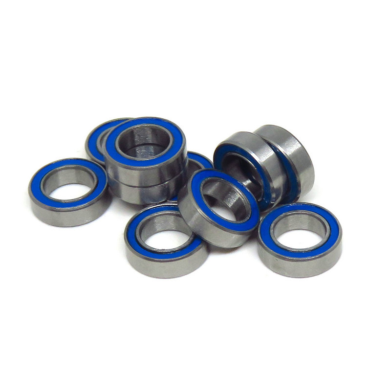 MR106-2RS RC hobby rubber sealed ball bearing 6x10x3mm ABEC-3 Blue Seals Miniature Ball Bearings MR106 2RS